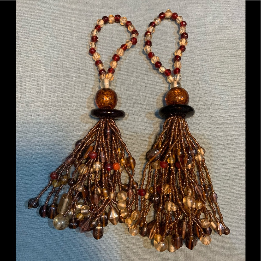Glass Bead Tassels